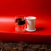 Glass Handled Teapot with Ceramic Strainer