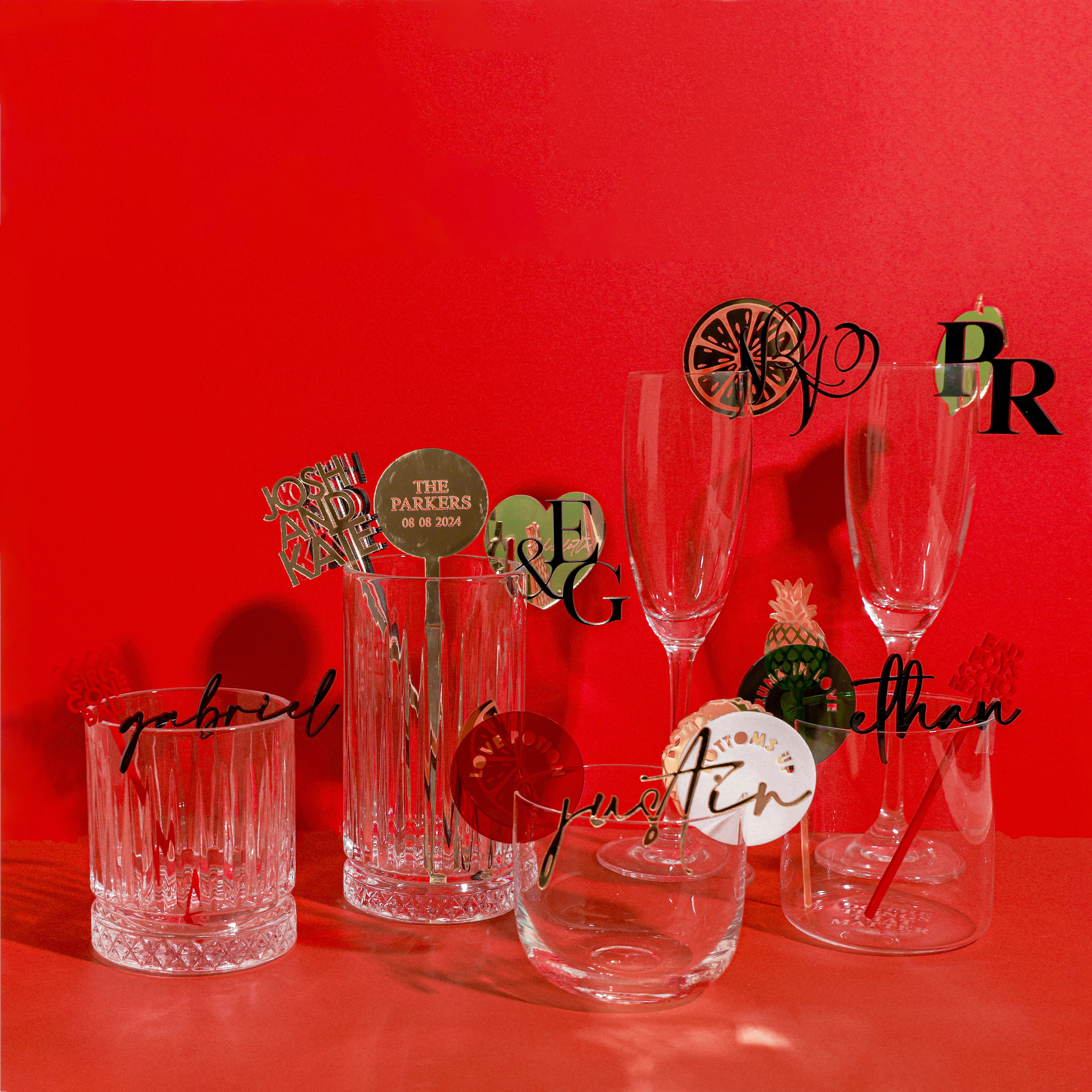 Acrylic Drink Tags